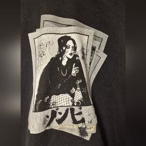 Zombie Makeout Club Black Graphic Hoodie